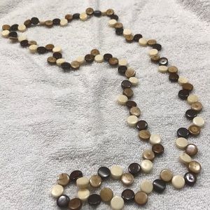 Unusual beaded necklace